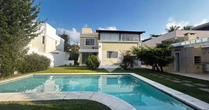 Casa com 4 quartos para alugar, 390 m² casa para locação na barra da tijuca  condomínio santa marina - barra da tijuca - rio de janeiro/rj