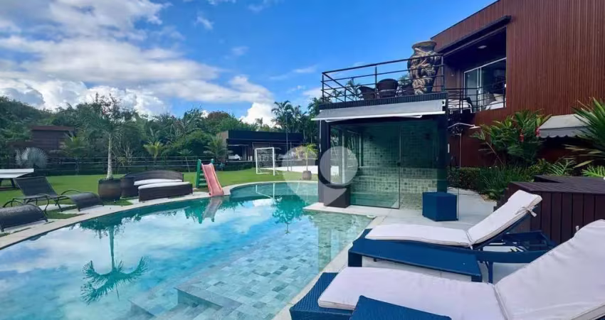Casa altíssimo padrão com 5 quartos  à venda, 750 m² por r$ 16.000.000 - frade (cunhambebe) - angra dos reis/rj