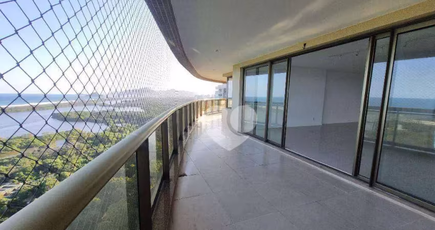 Apartamento com 3 suítes à venda, 262 m² por r$ 4.300.000 - barra da tijuca - rio de janeiro/rj
