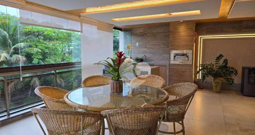 Apartamento com 3 dormitórios à venda, 141 m² por r$ 1.280.000,00 - recreio dos bandeirantes - rio de janeiro/rj