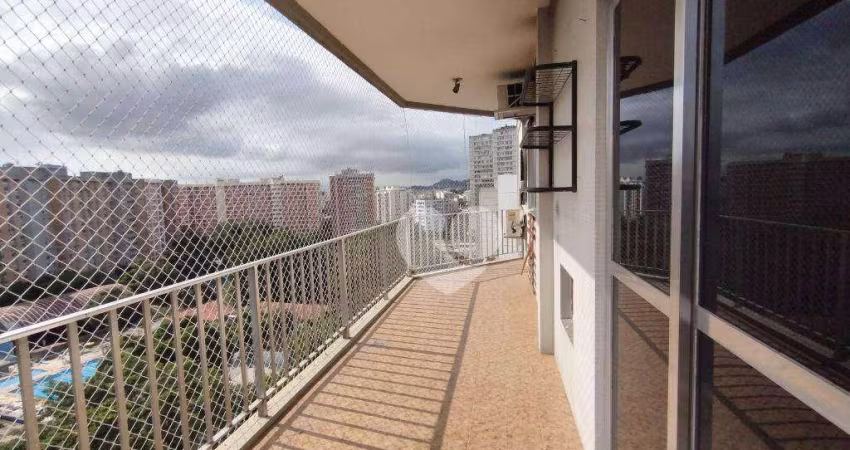 Apartamento com 3 quartos à venda, 105 m² - grajaú - rio de janeiro/rj