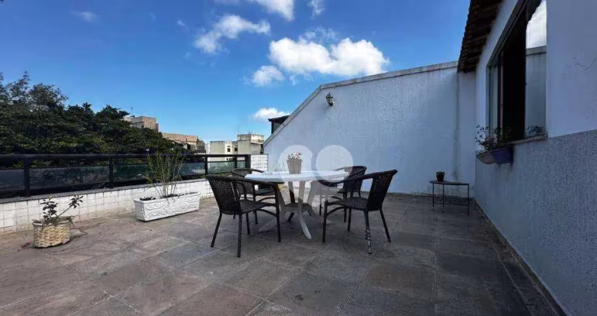 Cobertura com 3 quartos à venda, 291 m² por r$ 980.000 - recreio dos bandeirantes - rio de janeiro/rj