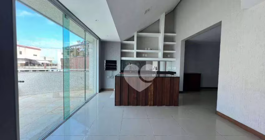 Cobertura com 3 suítes à venda, 350 m² por r$ 2.050.000 - recreio dos bandeirantes - rio de janeiro/rj