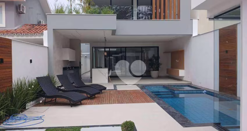 Casa com 5 quartos à venda, 450 m² por r$ 4.500.000 - barra da tijuca - rio de janeiro/rj
