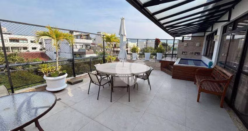 Cobertura com 3 quartos à venda, 212 m² por r$ 1.000.000 - recreio dos bandeirantes - rio de janeiro/rj