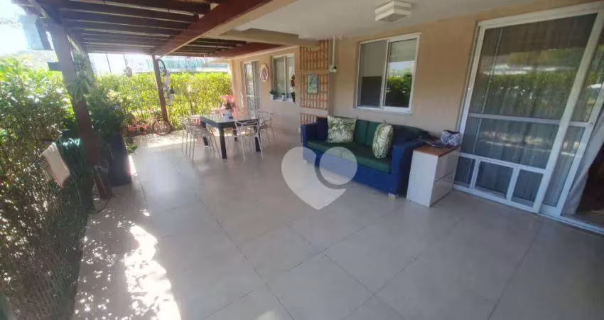 Apartamento garden com 3 quartos à venda, 83 m² por r$ 950.000 - recreio dos bandeirantes - rio de janeiro/rj