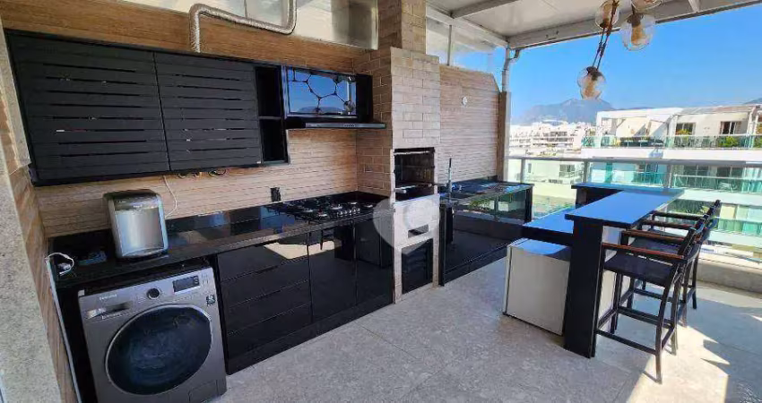 Cobertura com 3 quartos à venda, 148 m² por r$ 1.500.000 - recreio dos bandeirantes - rio de janeiro/rj