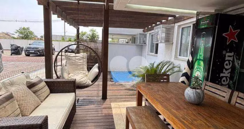 Apartamento garden com 2 dormitórios à venda, 100 m² por r$ 798.000,00 - recreio dos bandeirantes - rio de janeiro/rj