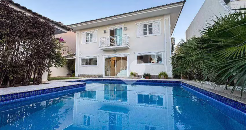Casa à venda, 409 m² por r$ 4.500.000,00 - barra da tijuca - rio de janeiro/rj