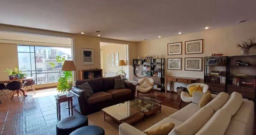 Apartamento na oswaldo cruz - 213 m2 - varandão interno - salão - 3 quartos - suíte - vaga - linda vista - r$1.950.000,00 - flamengo - rj