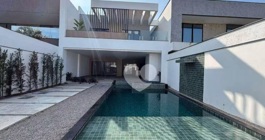 Casa com 5 dormitórios à venda, 640 m² por r$ 4.800.000,00 - recreio dos bandeirantes - rio de janeiro/rj
