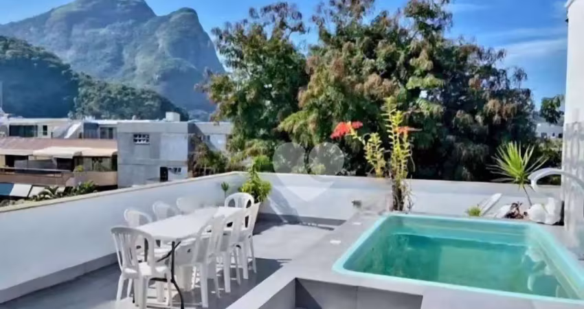 Cobertura com 3 quartos à venda, 265 m² por r$ 2.100.000 - jardim oceânico - rio de janeiro/rj