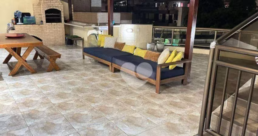 Cobertura com 5 dormitórios à venda,total de 370 m² por r$ 1.700.000 - recreio dos bandeirantes - rio de janeiro/rj