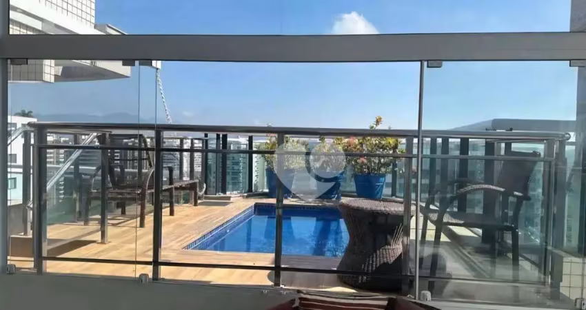 Cobertura com 4 quartos à venda, 262 m² por r$ 3.300.000 - península/aquarela - rio de janeiro/rj