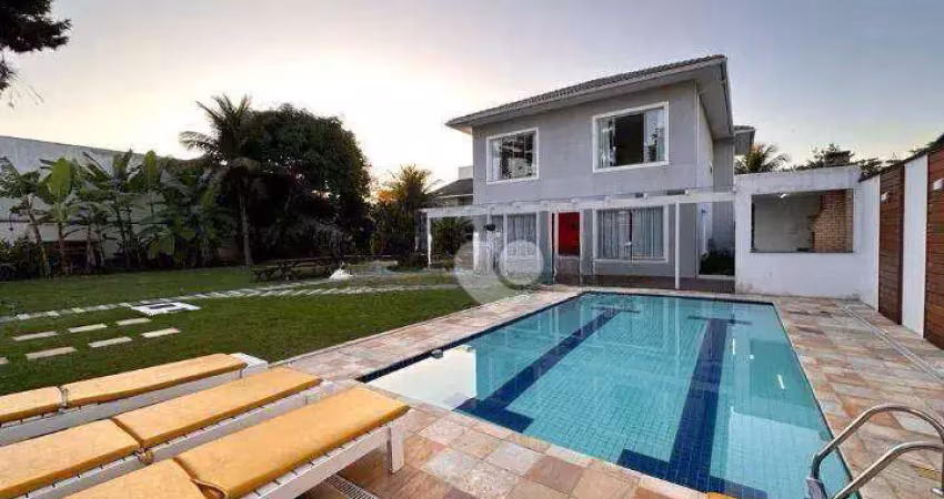 Casa à venda, 561 m² por r$ 10.000.000,00 - recreio dos bandeirantes - rio de janeiro/rj