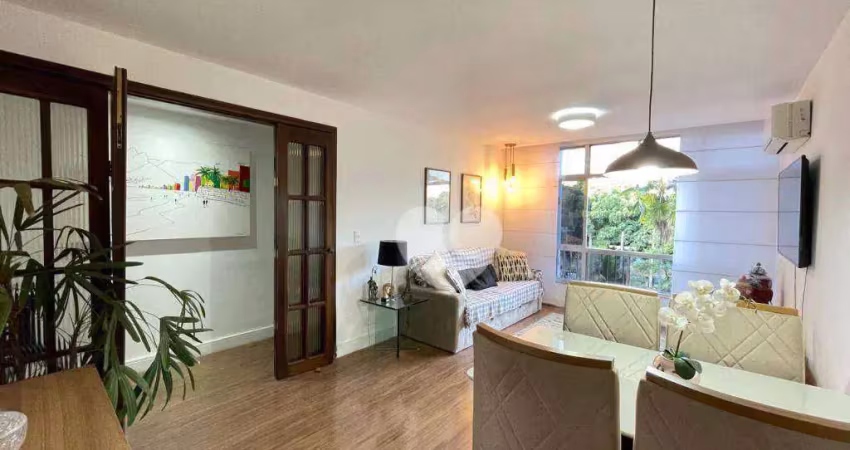 Apartamento com 2 quartos 1 vaga à venda no grajaú, rio de janeiro/ rj