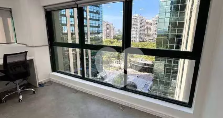 Sala comercial 54 m² • vista frontal • ceo offices (barra da tijuca) • piso elevado • 1 banheiro • vaga