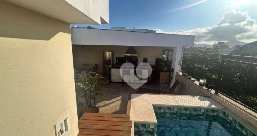 Cobertura com 4 suítes à venda, 219 m² por r$ 2.900.000 - recreio dos bandeirantes - rio de janeiro/rj