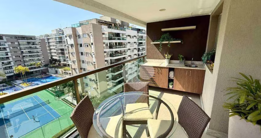 Apartamento com 2 quartos à venda, 71 m² por r$ 730.000 - recreio dos bandeirantes - rio de janeiro/rj