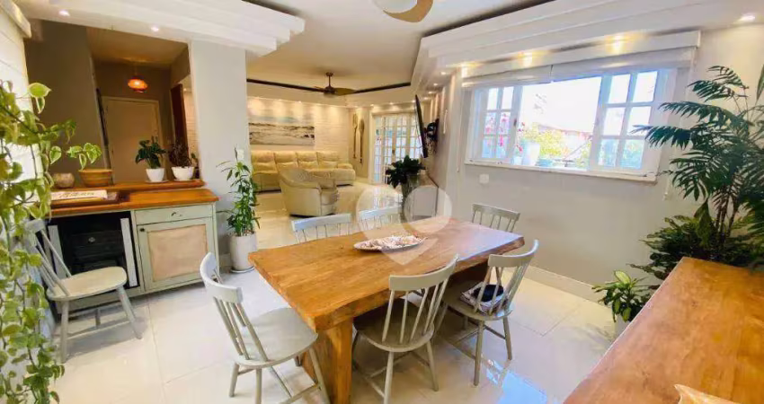 Cobertura com 3 quartos  à venda, 194 m² por r$ 1.400.000 - recreio dos bandeirantes - rio de janeiro/rj