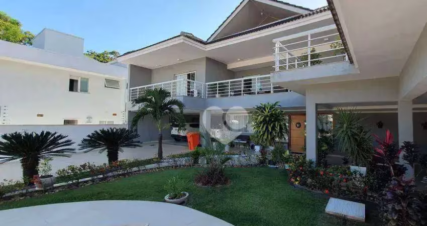 Casa com 6 quartos à venda,  por r$ 6.500.000 - barra da tijuca - rio de janeiro/rj