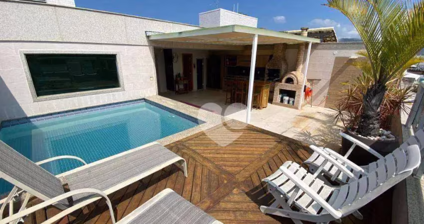 Cobertura com 4 quartos à venda, 294 m² por r$ 1.650.000 - recreio dos bandeirantes - rio de janeiro/rj