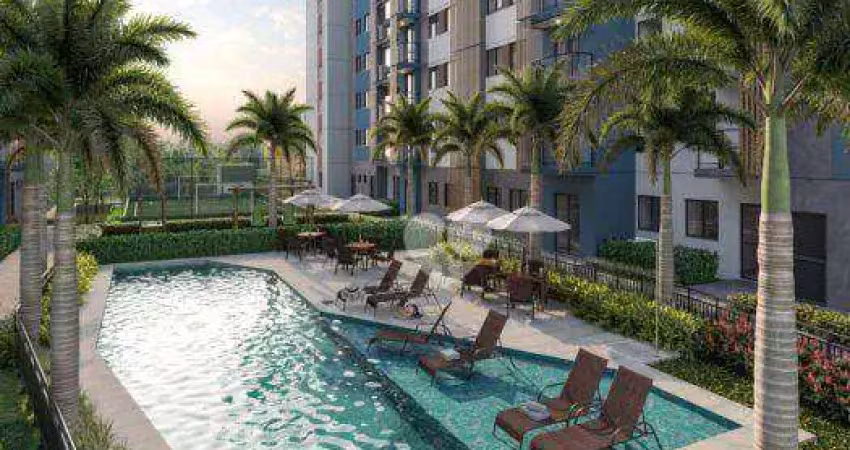 Orla recreio apartamento com 2 quartos à venda, 44 m² por r$ 450.000 - recreio dos bandeirantes - rio de janeiro/rj