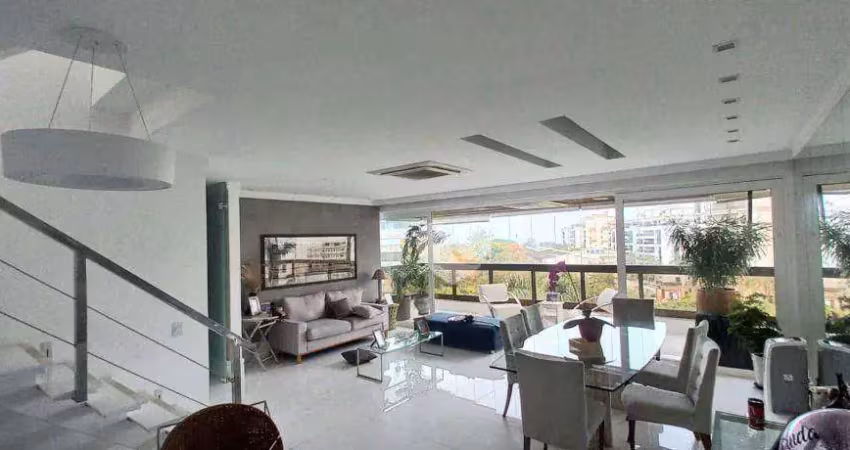 Cobertura com 4 quartos à venda, 304 m² por r$ 4.200.000 - barra da tijuca - rio de janeiro/rj,condominio aldeia do mar