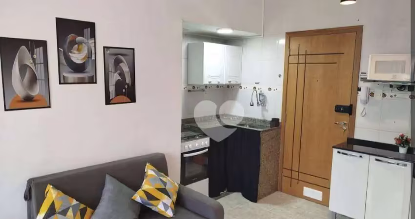 Kitnet com 1 quarto à venda, 24 m² por r$ 285.000 - laranjeiras - rio de janeiro/rj