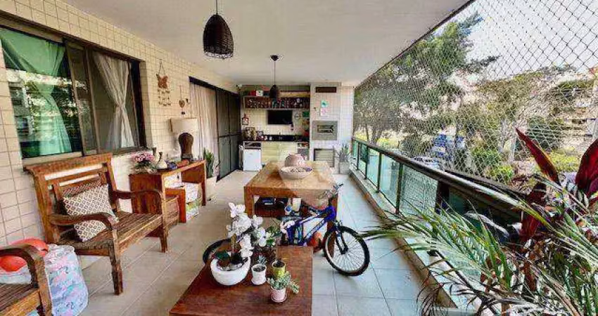 Lopes enjoy vende impecável apartamento 3 quartos, sol manhã, 124 m², 2 vagas - prédio novo, melhor localização do bairro.