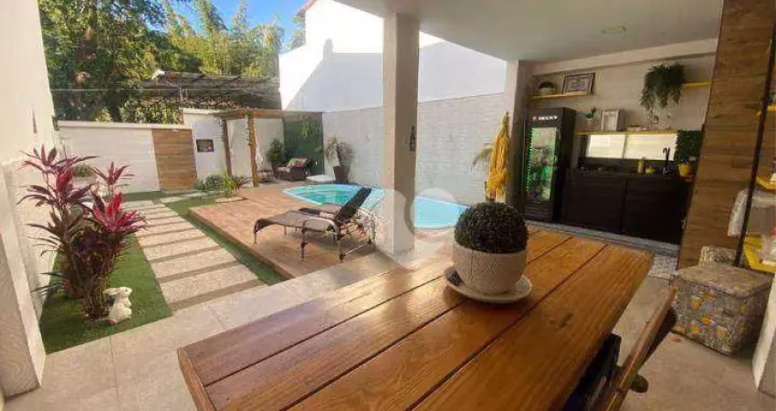Casa com 2 dormitórios à venda, 200 m² por r$ 695.000,00 - taquara - rio de janeiro/rj