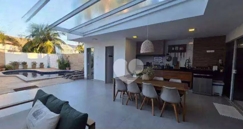 Casa com 4 quartos à venda, 280 m² por r$ 3.200.000 - recreio dos bandeirantes - rio de janeiro/rj