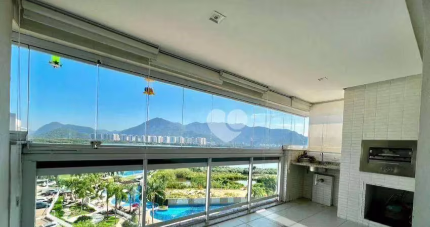 Apartamento com vista panorâmica para alugar na barra da tijuca