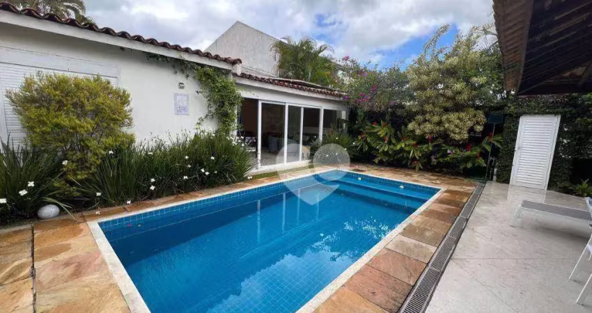 Casa com 4 quartos à venda, 220 m² por r$ 4.500.000 - barra da tijuca - rio de janeiro/rj