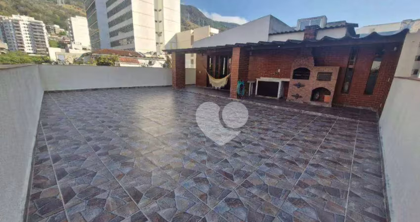 Cobertura com 3 dormitórios à venda, 187 m² por r$ 1.100.000,00 - tijuca - rio de janeiro/rj
