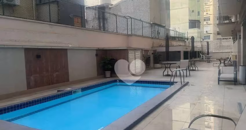 Próximo a urca, dois quartos em predio com infra estrutura em botafogo