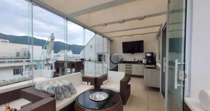 Cobertura com 3 quartos à venda, 143 m² porteira fechada r$ 1.299.000 - recreio dos bandeirantes - rio de janeiro/rj