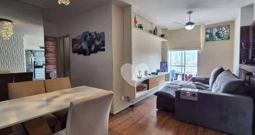 Apartamento com 2 dormitórios à venda, 57 m² por r$ 580.000,00 - barra da tijuca - rio de janeiro/rj
