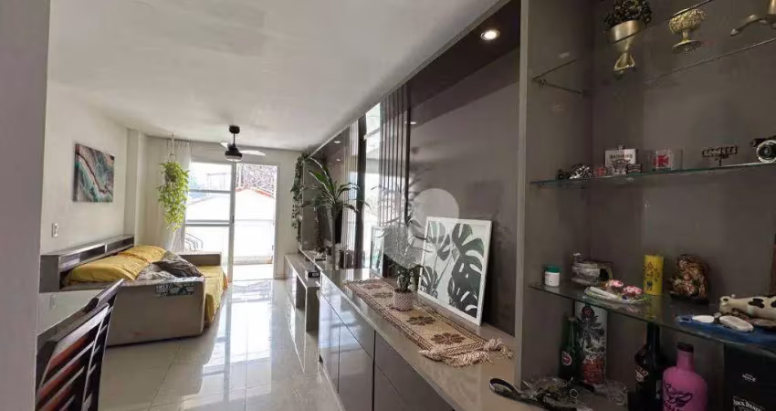 Apartamento com 3 quartos( 1 suíte)  à venda, 83 m² por r$ 590.000 - recreio dos bandeirantes - rio de janeiro/rj