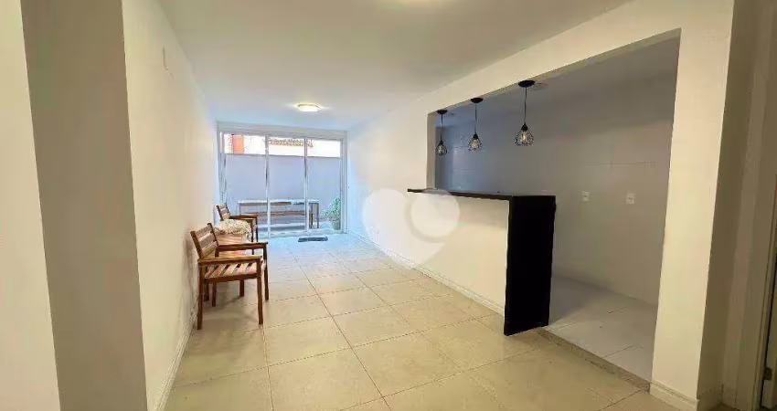 Apartamento garden com 2 quartos à venda, 102 m² por r$ 1.190.000 - laranjeiras - rio de janeiro/rj