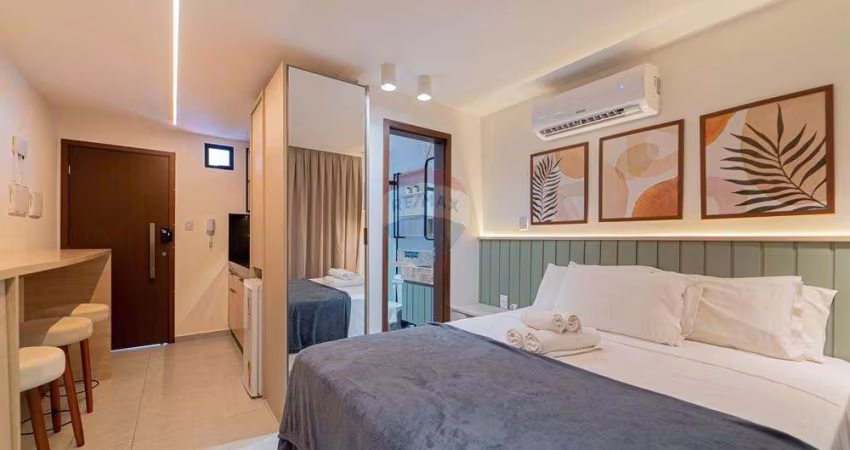 VENDA APARTAMENTO |  FLAT NOVO E MOBILIADO NA PRAIA BO BESSA | JARDIM OCEANIA / R$ 349.000,00