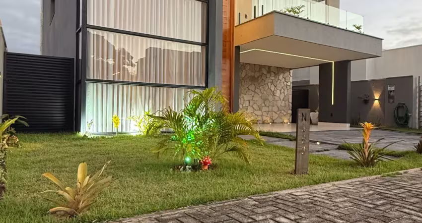 Excelente casa duplex  4/4 com piscina condomínio yby natureza
