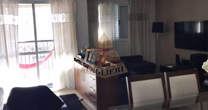 Apto. 89 m2  2 dormitórios (1 suíte) Sacada gourmet Móoca