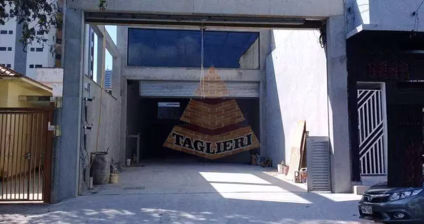 Alugo salão novo tatuapé - vão livre 530m2 - 8x50 - mezanino, vagas.