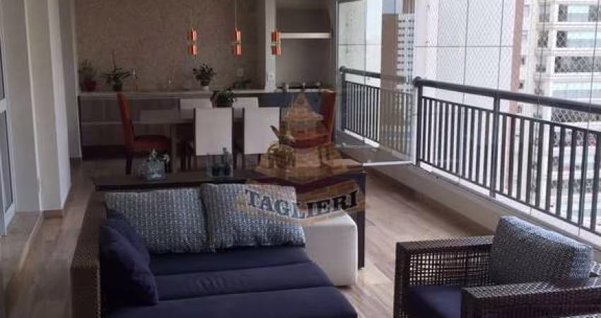 Único!!Central Park Prime Tatuapé 3 suites 5 vagas, lazer clube. Mobiliado