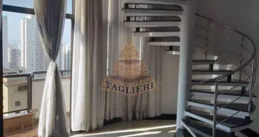 Cobertura duplex tatuapé com sala 2 ambientes com sacada e piscina