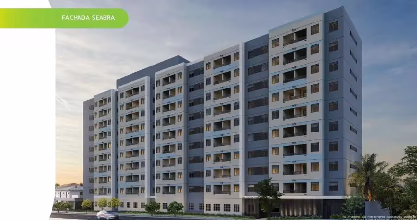 Apartamentos de 1 e 2 dormitórios com terraço e opção de vaga mcmv