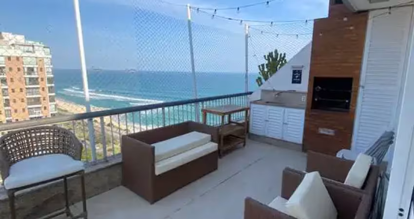 Maravilhosa cobertura na barra da tijuca com 2 suítes, 134 metros, 2 vagas