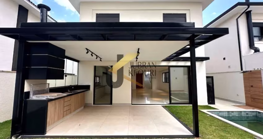 Casa em condomínio à venda em sousas - campinas, com 3 suítes (1 máster com closet), lazer privativo e garagem para vários carros.