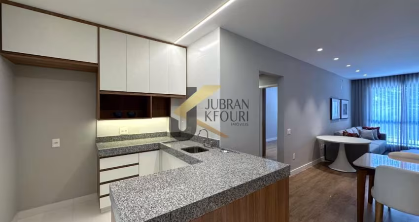 Apartamento novo e mobiliado à venda no Parque Nova Campinas - Campinas, com 2 suítes, lazer comum  e 2 garagens.